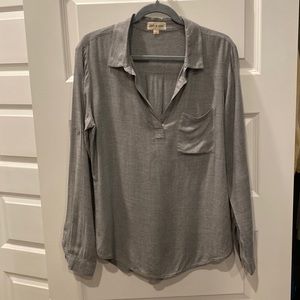 Cloth & Stone Grey Longsleeve Shirt